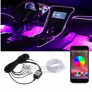 App Controlled Car Interior Ambient Lighting