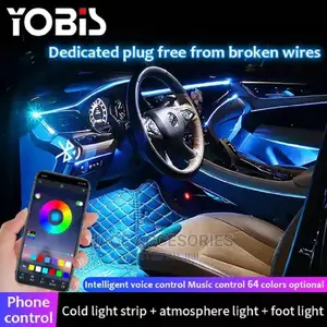 App Controlled Car Interior Ambient Lighting