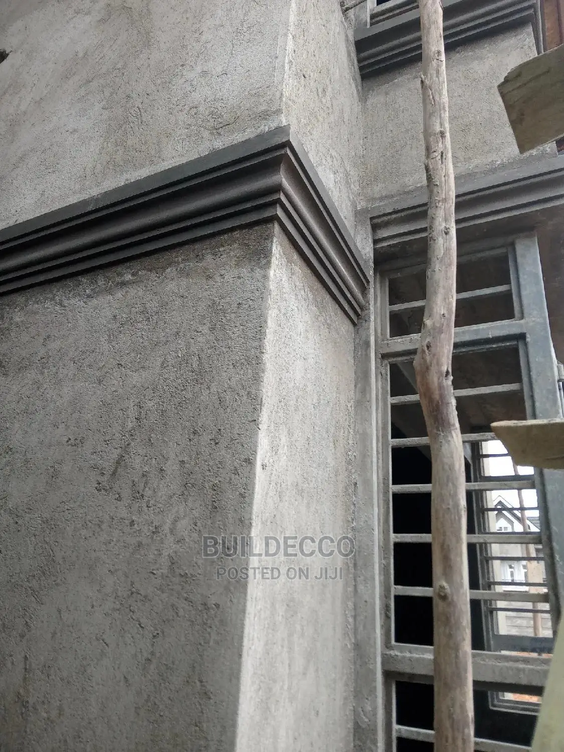 Moulding DesignCement Sand Exterior Decorations in Roysambu Building