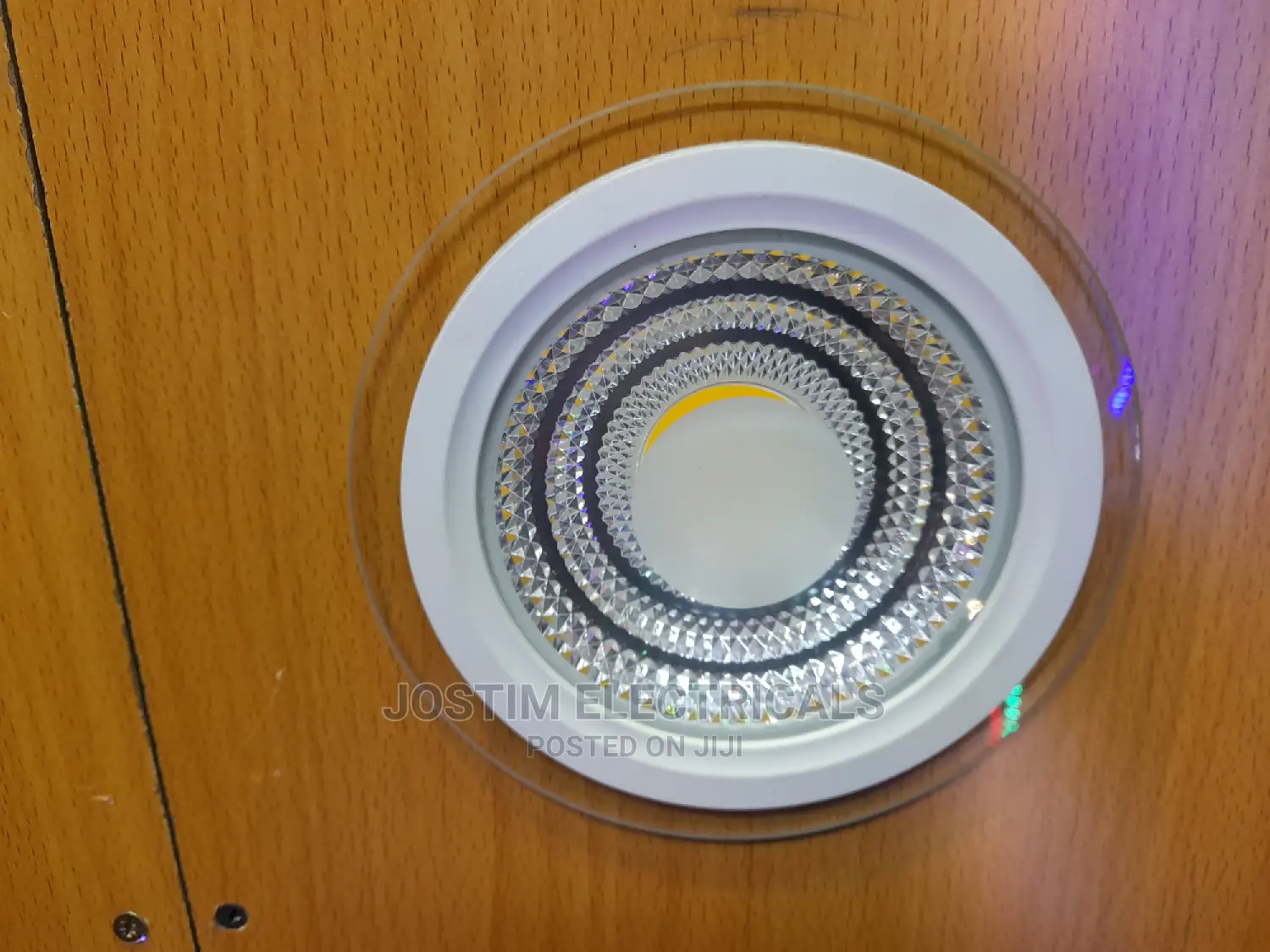 3 Colour Glass Panel Downlighter