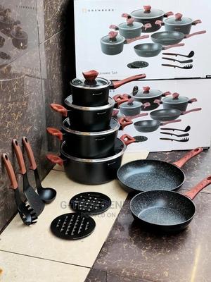 Edenberg 15 Pcs Cookware Set With Kitchen Tools - thumbnail 2