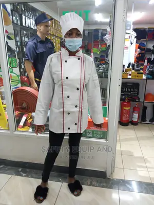 Waiter's Jacket With Black Buttons