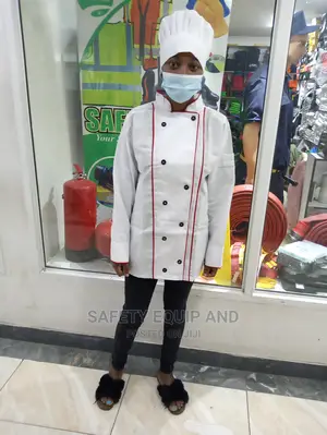 Kitchen Jacket-Longsleeved White