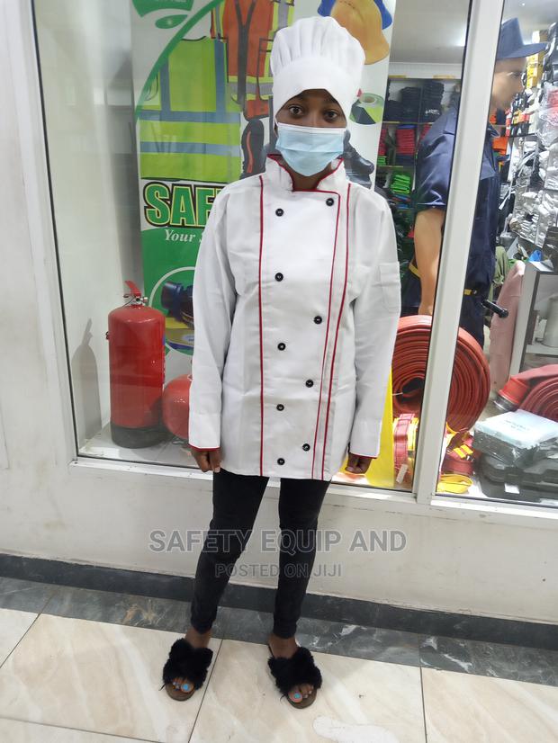 Kitchen Jacket-Longsleeved White