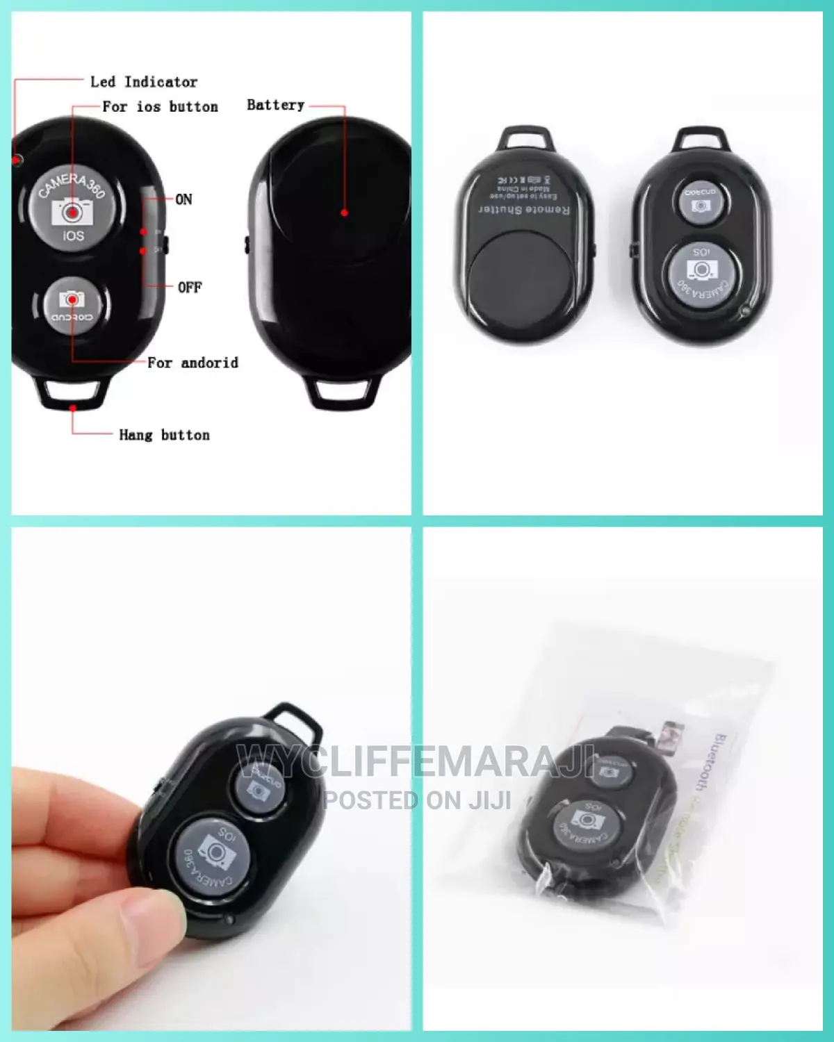 Selfie Bluetooth Shutter Remote Control