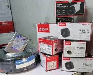 Five Dahua CCTV Cameras Security Surveillance Complet