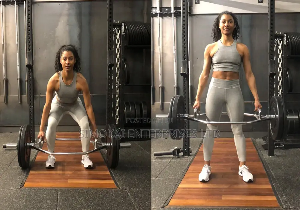 Trap Bar Deadlift With High Handles