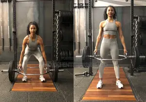 Trap Bar Deadlift With High Handles