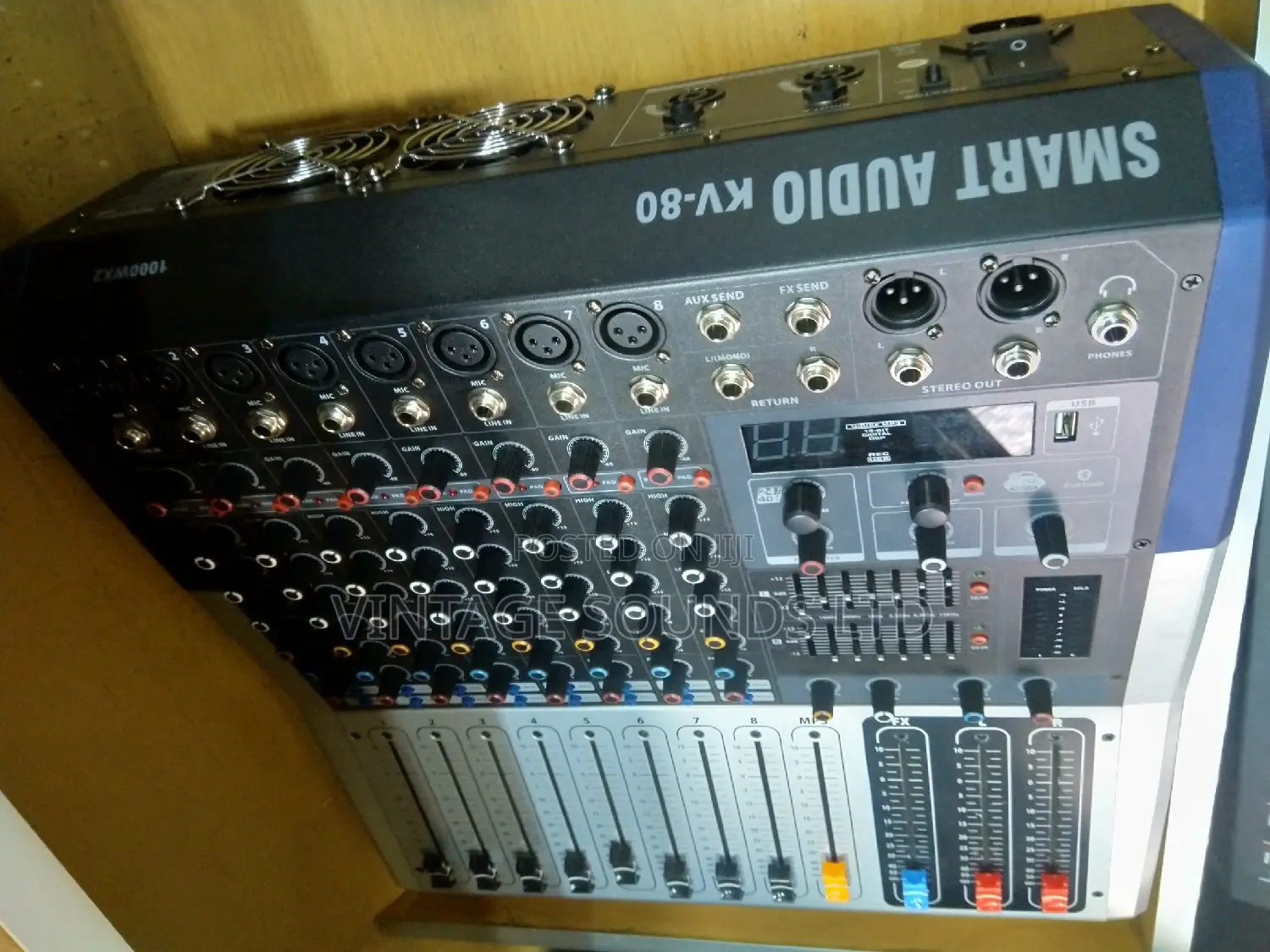 Pro Audio Smart Mixer/Amplifier 8 Channel