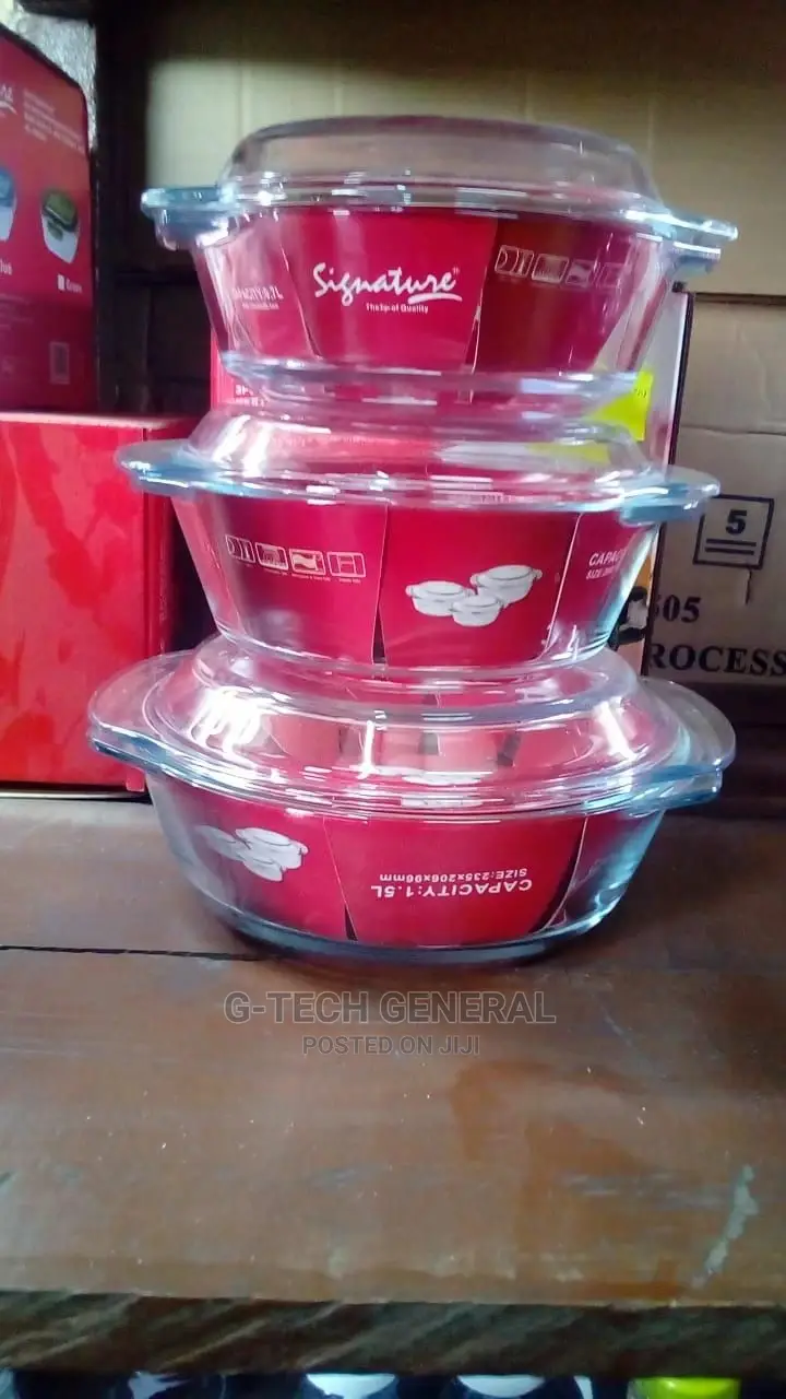 A Set of 3 Casserole