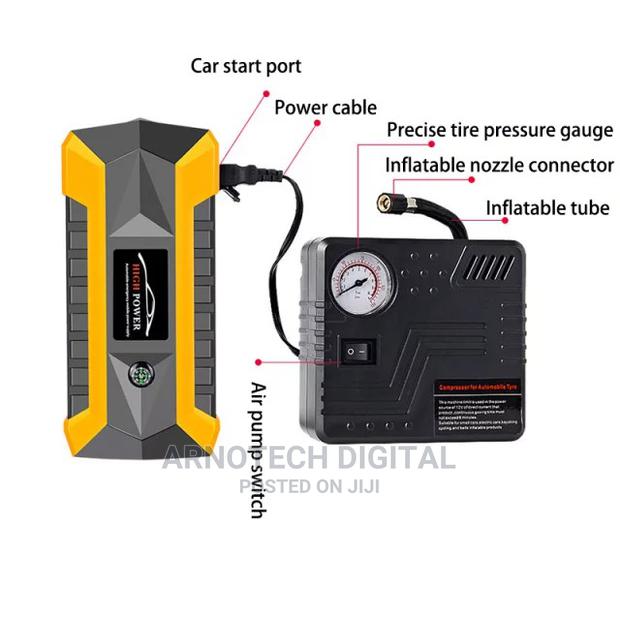 Multi_function Jump Starter Kit + Air Inflator - thumbnail 3