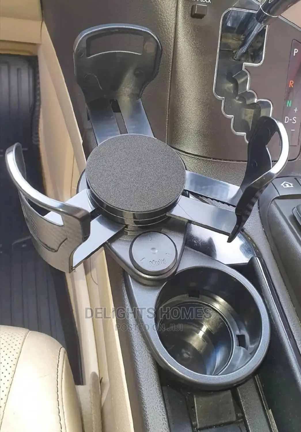 Expandable Dual Slot Car Cup Holder