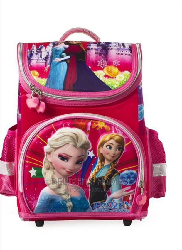 Folded Orthopedic School Backpack - main view