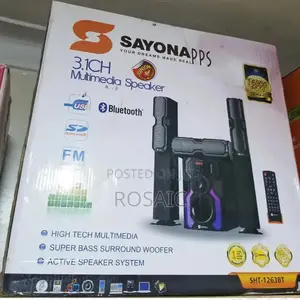 Sayona Woofer 1263 3.1CH Sound System