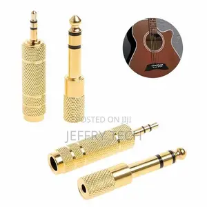 2pcs 6.5mm 1/4 Female to 3.5mm 1/8 Male Stereo Audio Mic Pl