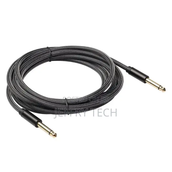 6.35mm Male to Male Ele Tri Guitar Audio Able Wire Able 3M