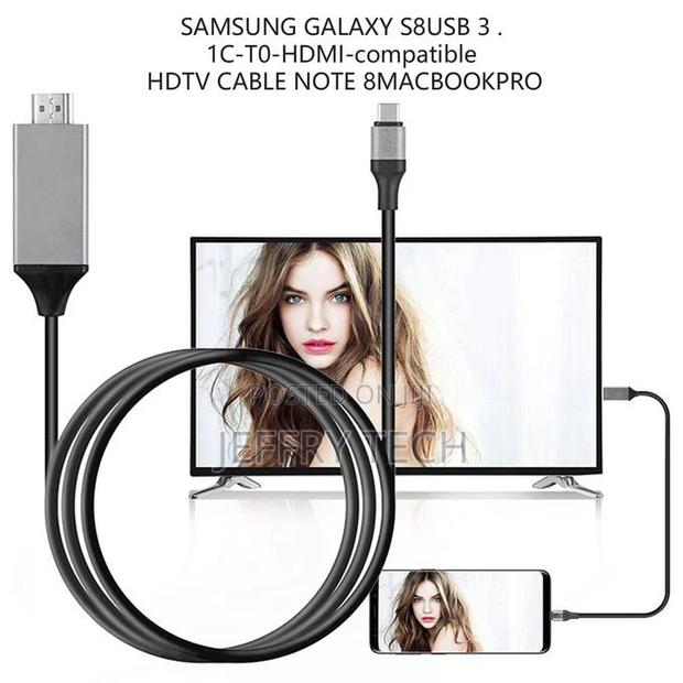 Samsung Galaxy Note 8 9 S10+ Plus Type-C USB-C to HDMI HDTV - thumbnail 2