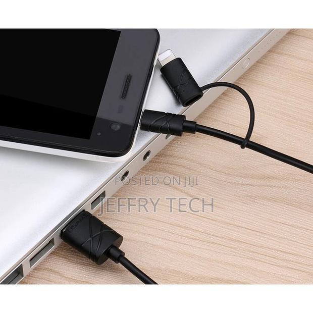 Usams 2 in 1 Micro and Lightning Data Cable U Gee Series 1M - thumbnail 3
