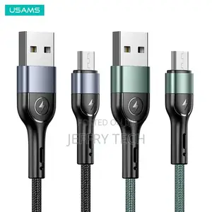Usams Us- U55 Micro Aluminium Alloy Braided Data Cable 1M