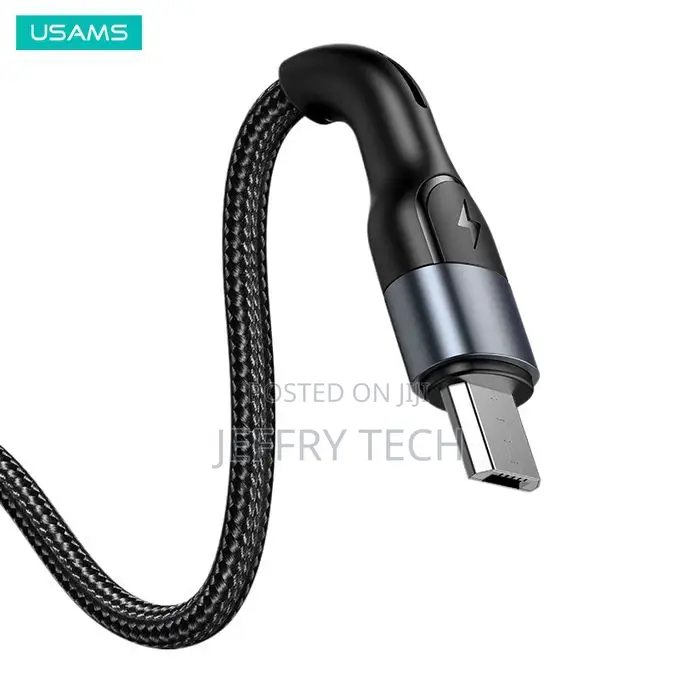 Usams Us- U55 Micro Aluminium Alloy Braided Data Cable 1M