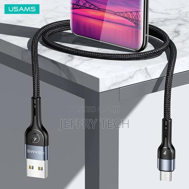 Usams Us- U55 Micro Aluminium Alloy Braided Data Cable 1M - thumbnail 3