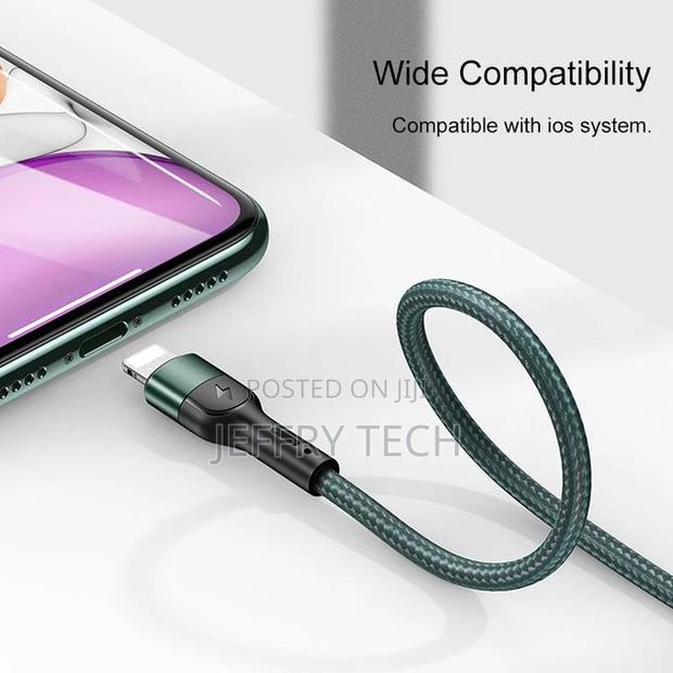 Usams Us-U55 Lightning Aluminium Alloy Braided Data Cable 1M - thumbnail 4