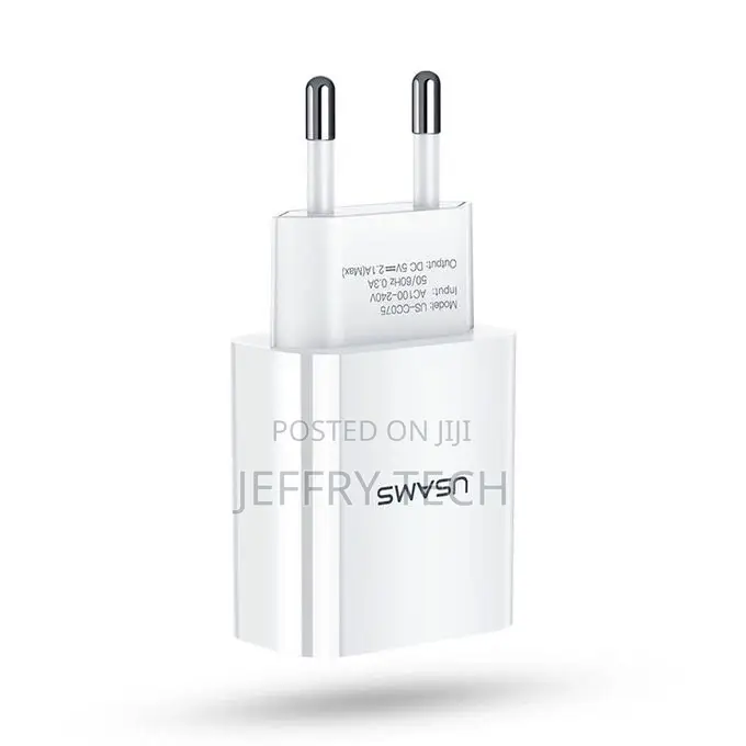 Usams Single USB Travel Charger (Eu)
