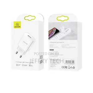 Usams Single USB Travel Charger (Eu)