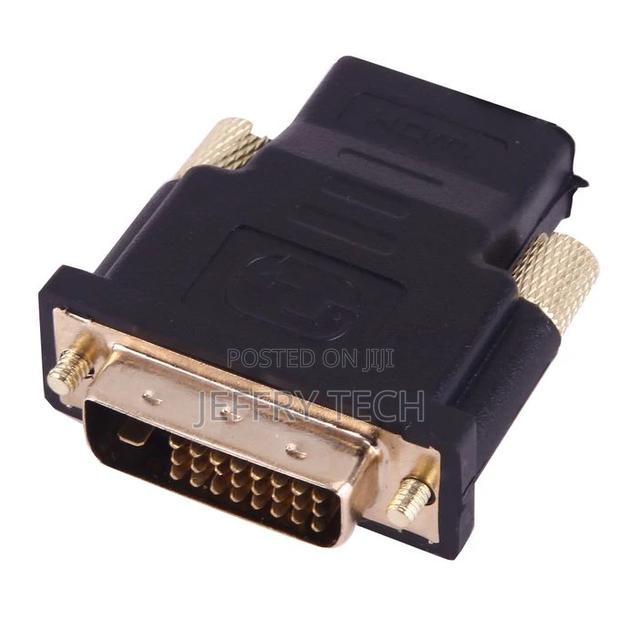 HDMI 19pin Female to DVI 24+1 Pin Male Adapter (Gold Plated)