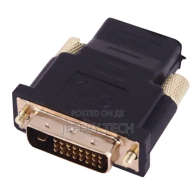 HDMI 19pin Female to DVI 24+1 Pin Male Adapter (Gold Plated)