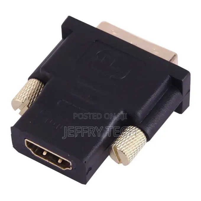 HDMI 19pin Female to DVI 24+1 Pin Male Adapter (Gold Plated)