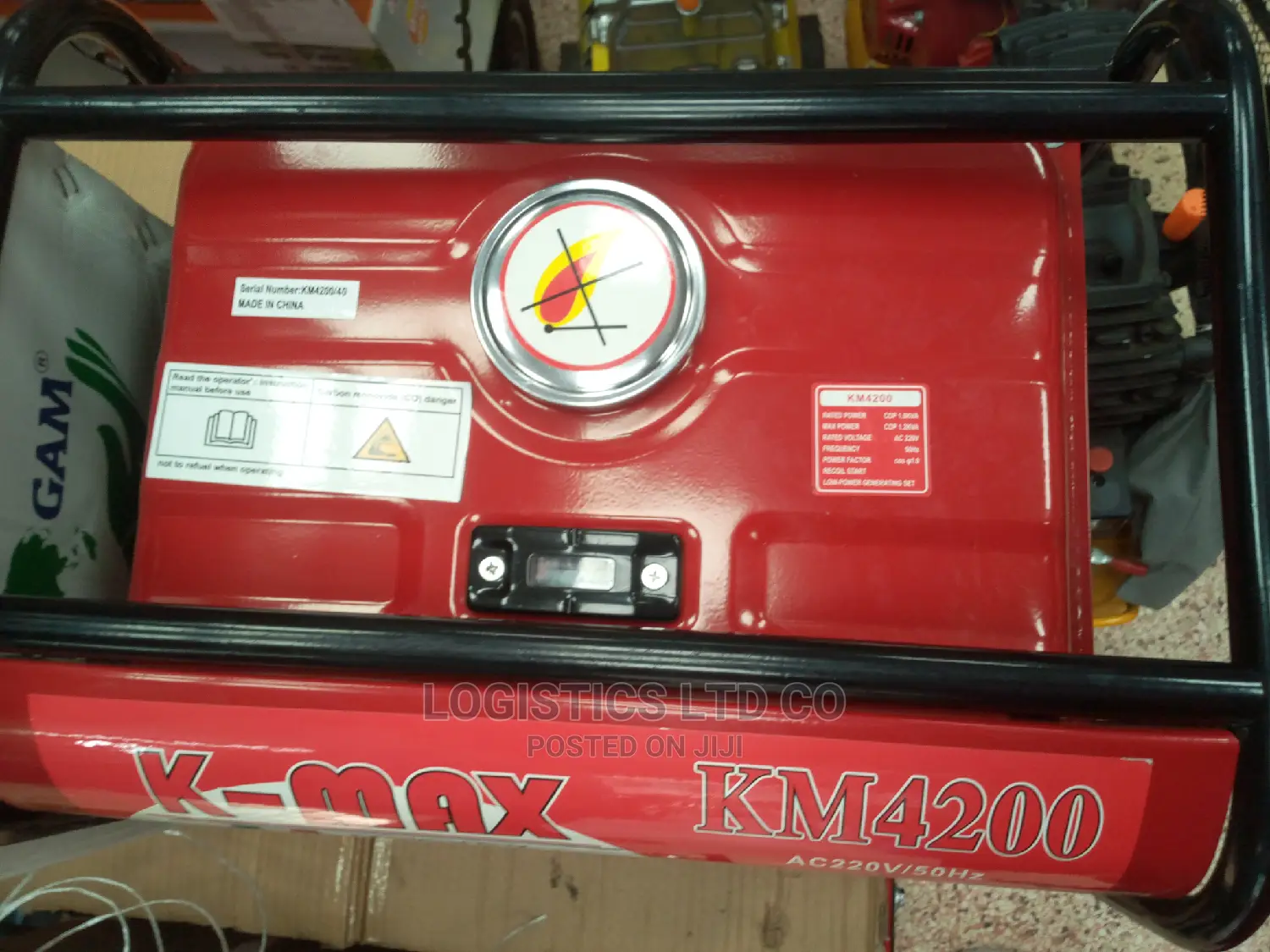 Original K-Max KM4200 Petrol Generator 1.5kva