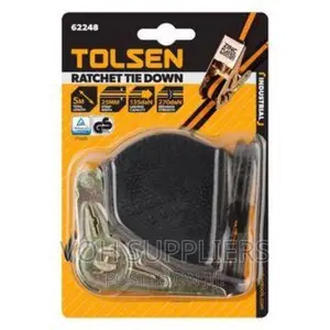 Tolsen Industrial Ratchet Tie Down Set (25mm