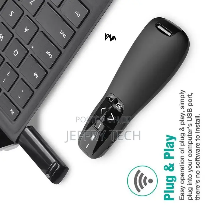 Mini Handheld Wireless Mouse Laser Pointer Remote PPT Presen