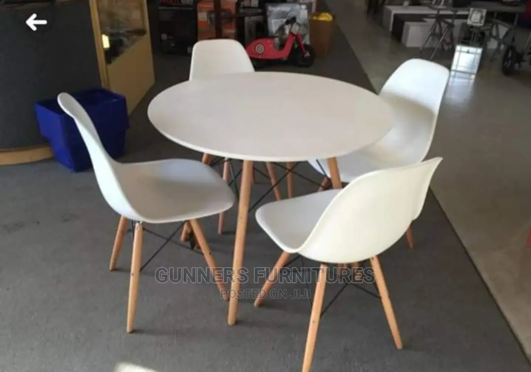 Eames Table and Chairs.