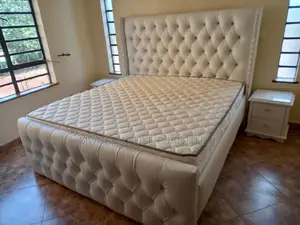 6/6 Modern Bed,Tufted Bed