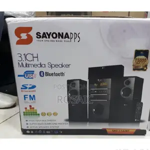 15000 Watts SHT-1142BT Sayona 3.1CH Multimedia Speaker