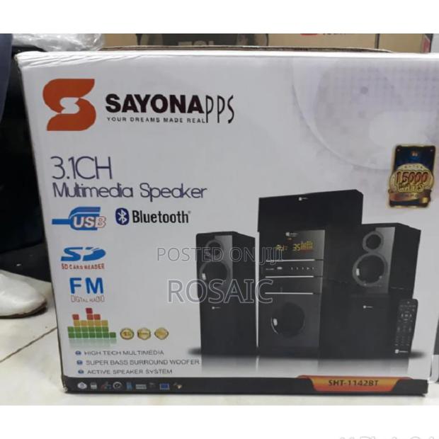 15000 Watts SHT-1142BT Sayona 3.1CH Multimedia Speaker