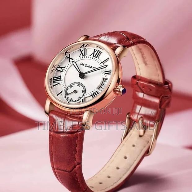 Rebirth 2012 Ladies Red Leather Watch