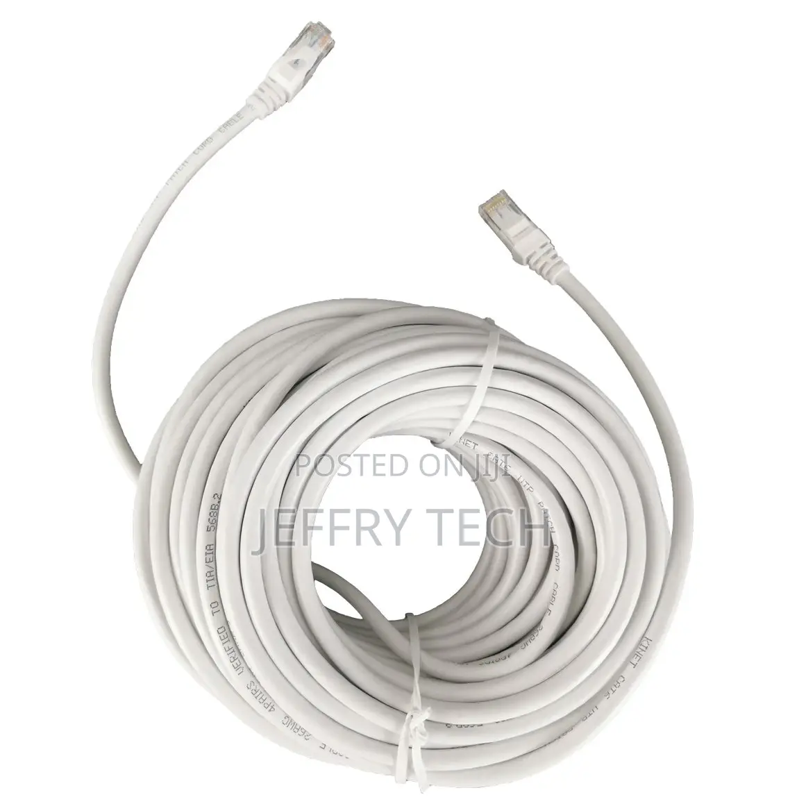 20m White Ethernet Network Lan Cable CAT6 UTP 1000mbps RJ45