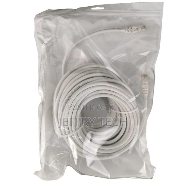 20m White Ethernet Network Lan Cable CAT6 UTP 1000mbps RJ45 - thumbnail 2