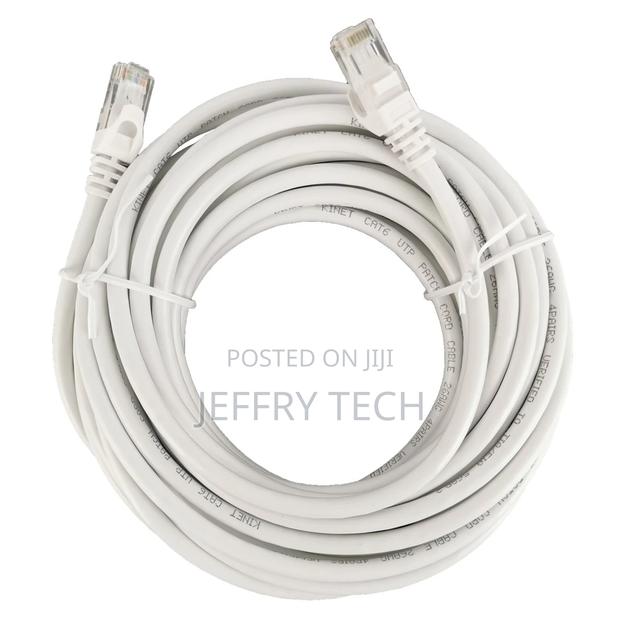 10m White Ethernet Network Lan Cable CAT6 UTP 1000mbps RJ45 - main view