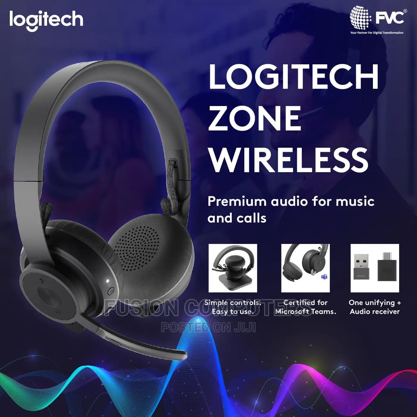 Logitech Zone Wireless Bluetooth Headset