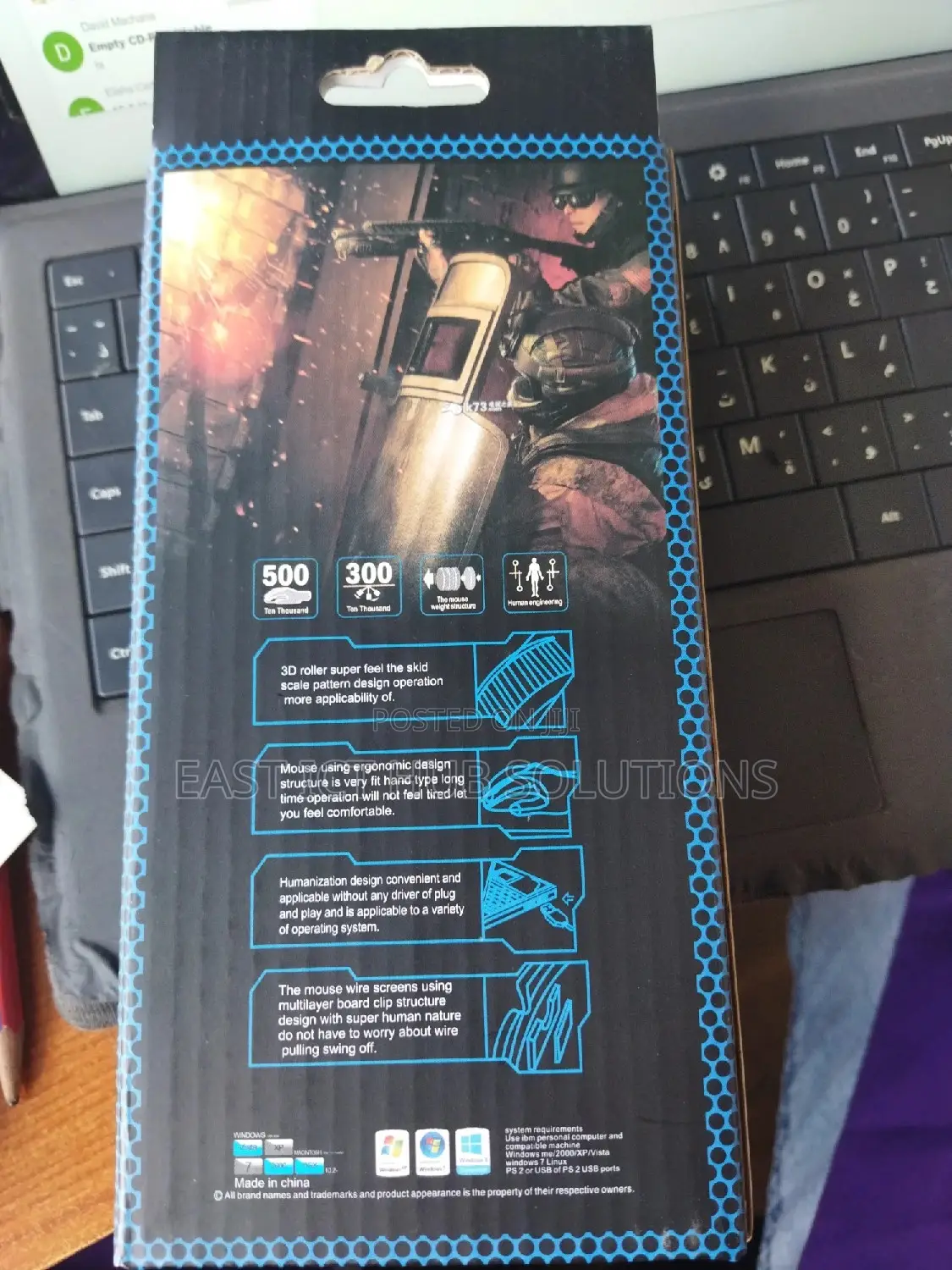T9 Optical Gaming Mouse 3600dpi