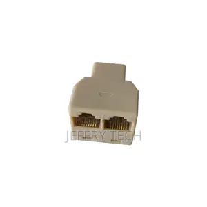 RJ45 Ethernet LAN Network Y Splitter Double Adapter Cable Co