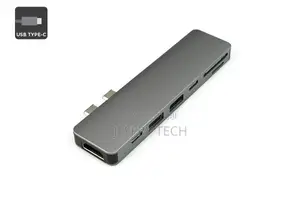 7-In-1 USB C Pass-Through Hub With 4K 30hz HDMI (Space Grey)