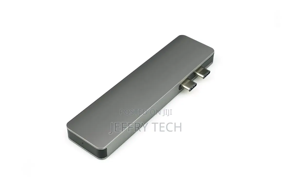 7-In-1 USB C Pass-Through Hub With 4K 30hz HDMI (Space Grey)