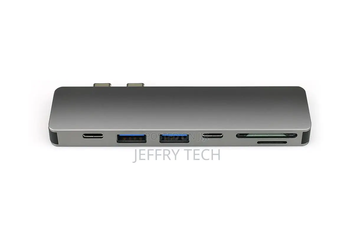 7-In-1 USB C Pass-Through Hub With 4K 30hz HDMI (Space Grey)