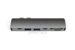 7-In-1 USB C Pass-Through Hub With 4K 30hz HDMI (Space Grey)