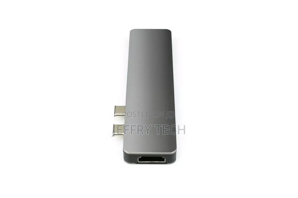 7-In-1 USB C Pass-Through Hub With 4K 30hz HDMI (Space Grey)